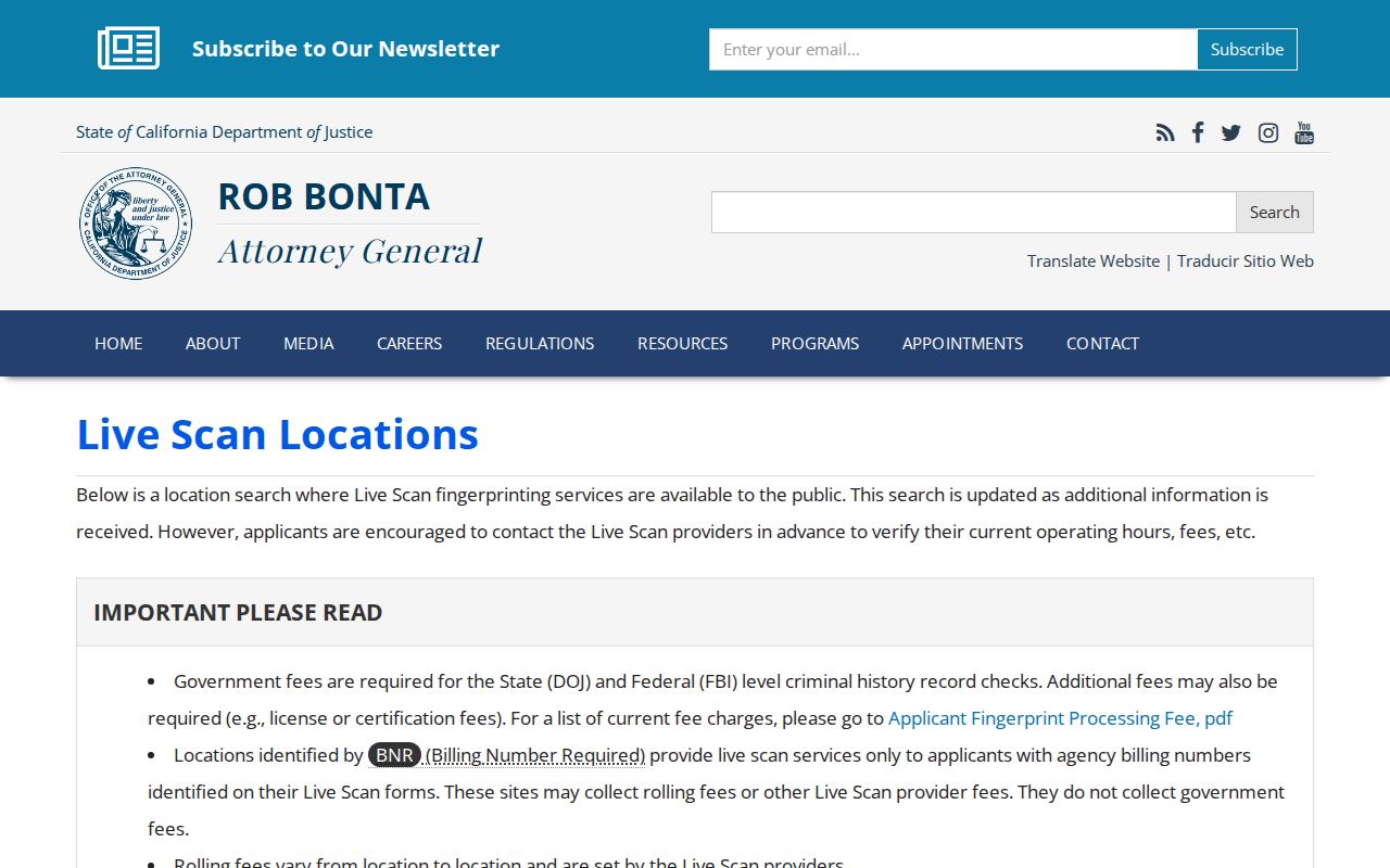 Shasta County criminal history Live Scan location finder